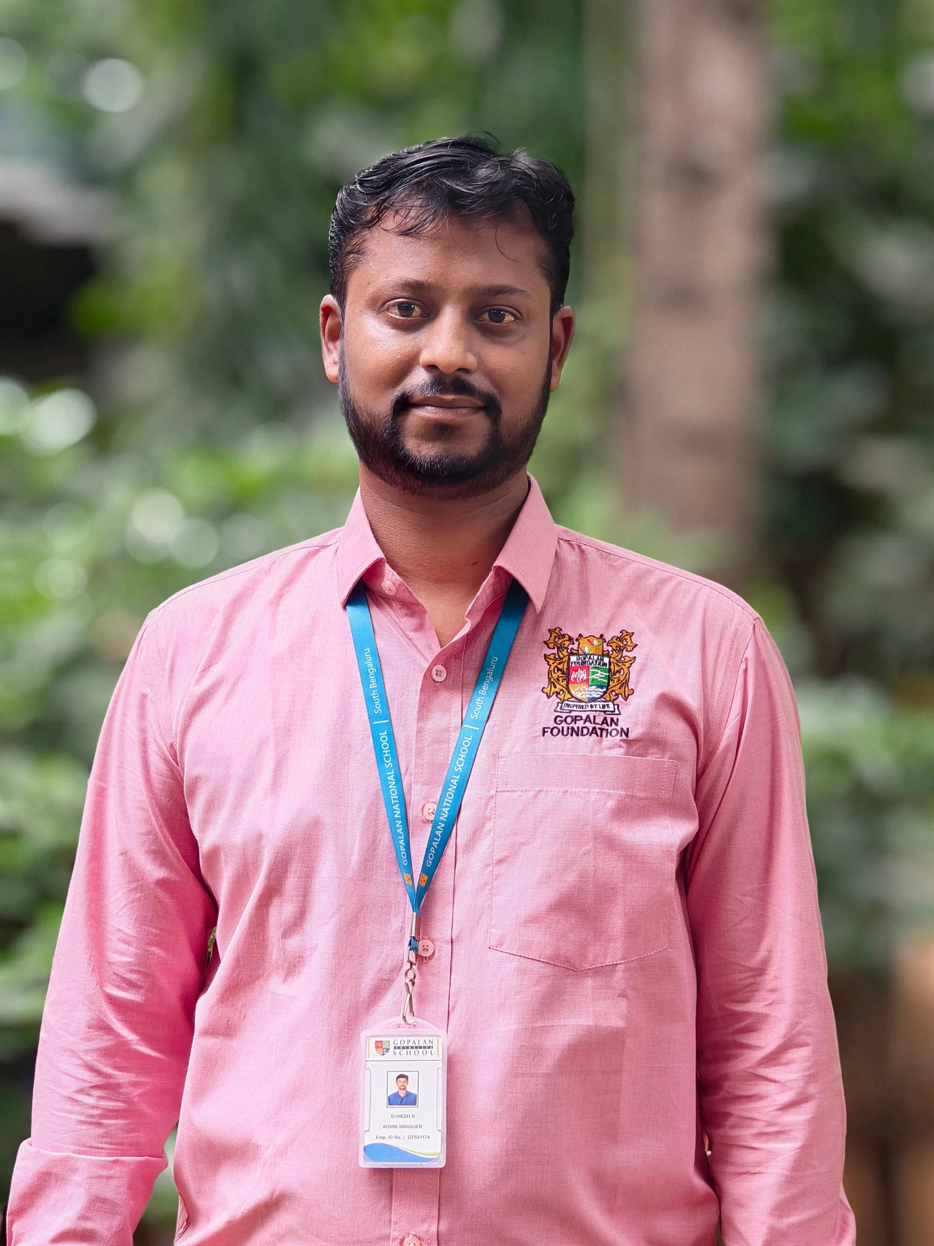 Mr. Sumedh N Admin Manager