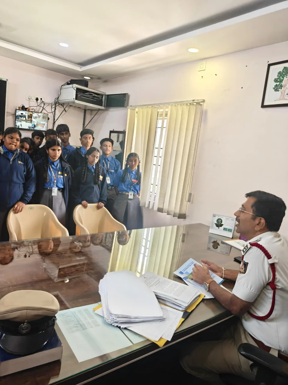 Police station visit