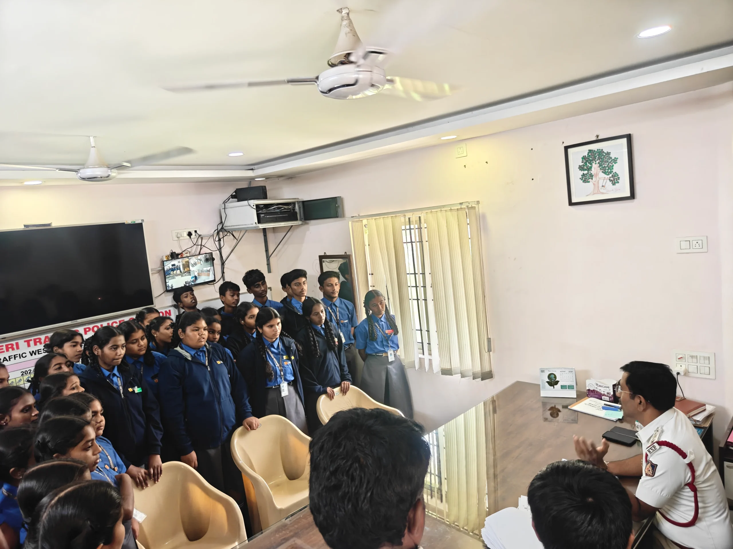 Police station visit